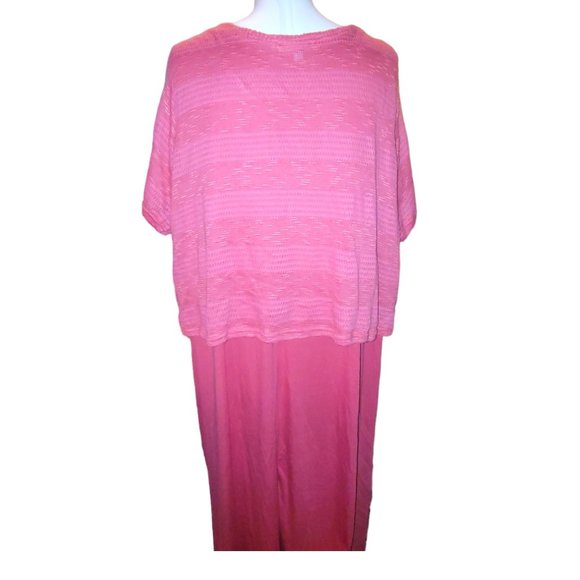 Pink Sweater Dress and Jacket Set Maxi Size 3X 26/28 Woman's JJ3287 - Picture 3 of 10